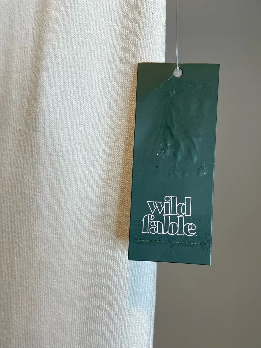 wild fable White Knit Maxi Skirt - Medium NWT